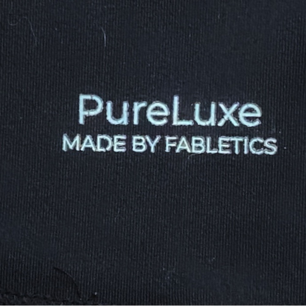 YOGA PANTS Fabletics PureLuxe Black Flared Excellent Condition - Picture 5 of 10